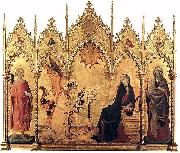Simone Martini The Annunciation with St. Margaret and St. Asano, France oil painting artist